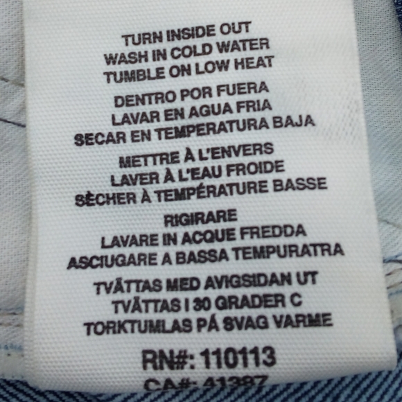 Rock & Republic Boot Cut Blue Jeans fleur de lis Jagger Cotton Blend Retro 27 - Picture 11 of 11